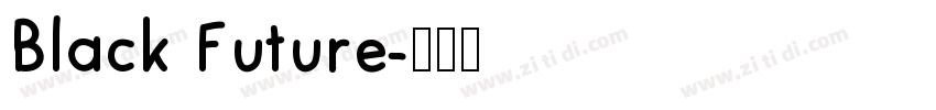 Black Future字体转换